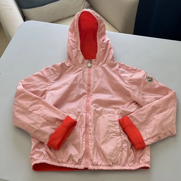 Children’s reversible Moncler lightweight jacket size 8 Y - runs small!
